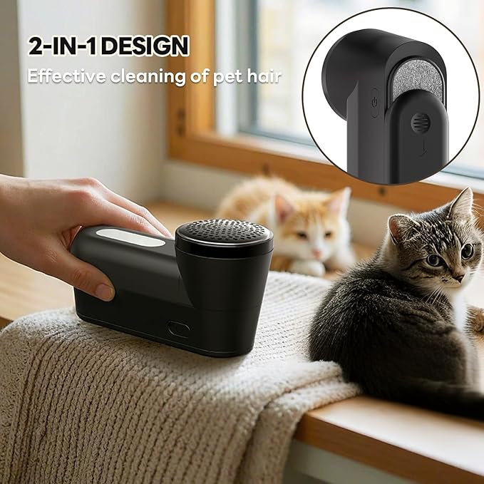 Lint Remover for Clothes Shaver Pill Remover Rechargeable Fabric Shaver 2-Speed