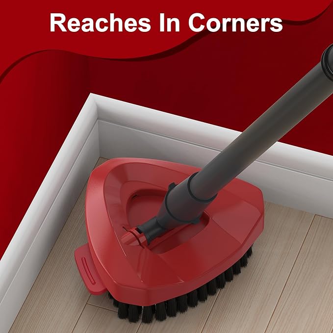 Replacement Scrub Brush for O-Cedar 2-Tank System, 4.4" Triangular Spin Mop