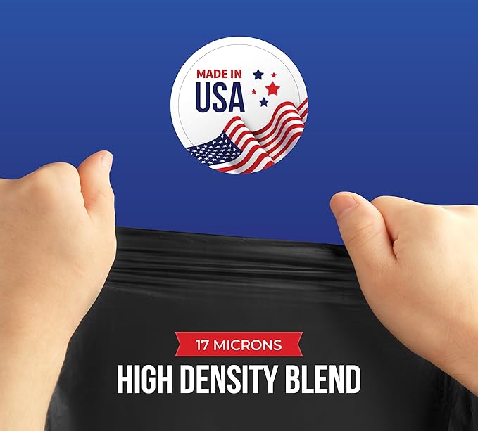 55-60 Gallon Trash Bags Heavy Duty