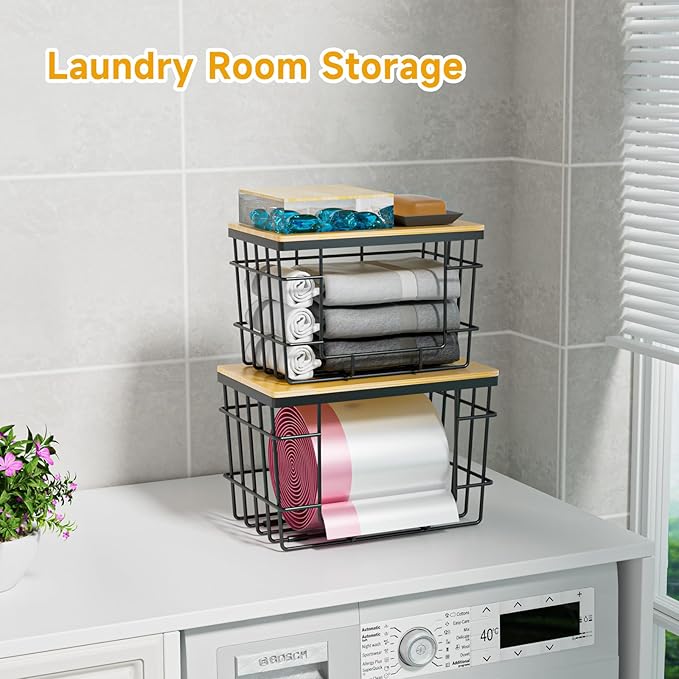 2 Pack Trash Bag Holder, Extra Large Garbage Bag Dispenser