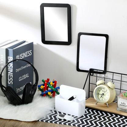 8 Pcs Locker Accessories Kit Back to School Essentials Include Magnetic Locker Wallpaper Mirror Carpet Storage Case Whiteboard with Dry Erase Marker Organizer Supplies for Girls Students School Office