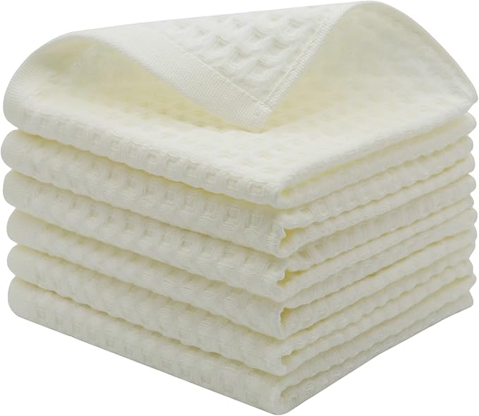 Mia'sDream Cotton Waffle Wash Cloths