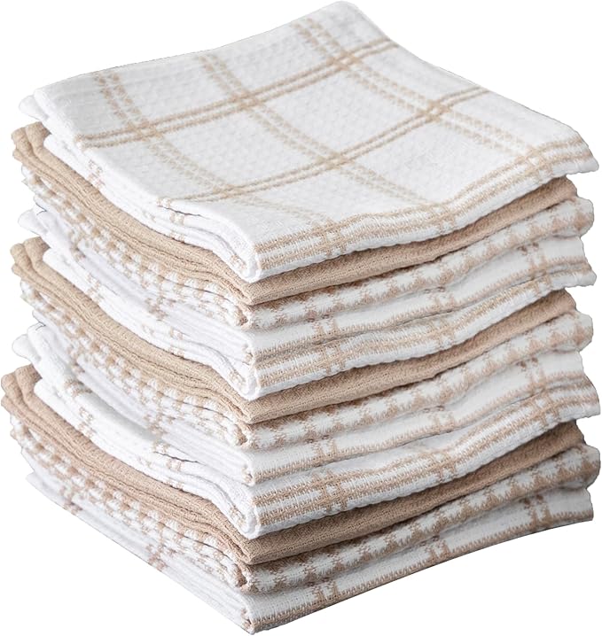 T-Fal Premium Waffle Dish Cloths: Highly Absorbent, Super Soft Long Lasting