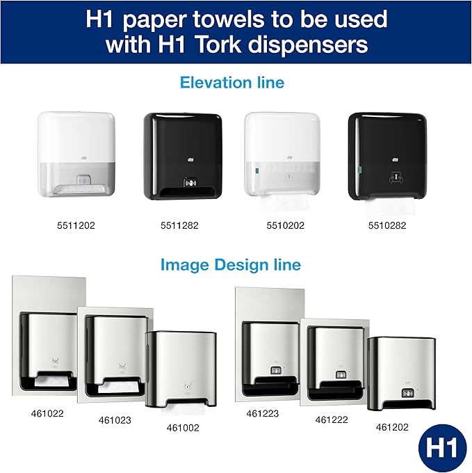 Tork Matic Soft Hand Towel Roll, Quick-Absorbing, Long-Lasting, Thick 2-Ply
