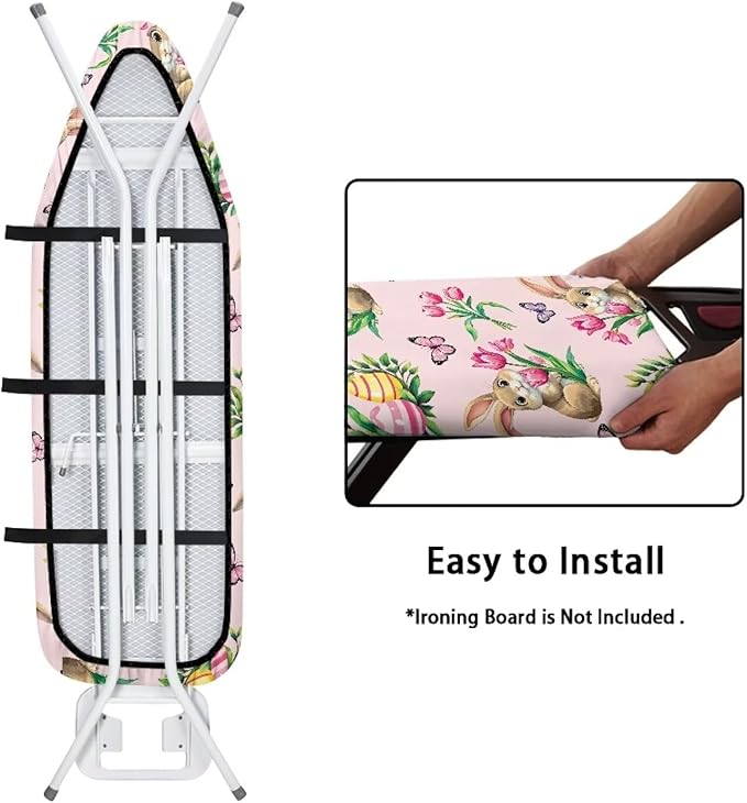 Cute Bunny Ironing Board Cover Butterfly Ironing Board Pad Protective Cover