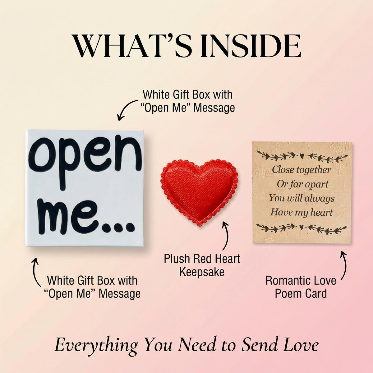 YOJO Long Distance Relationship Gifts, I Love You Gifts for Him, Romantic Gifts Birthday Gifts for Women Girls, Valentines Day Gifts for Him