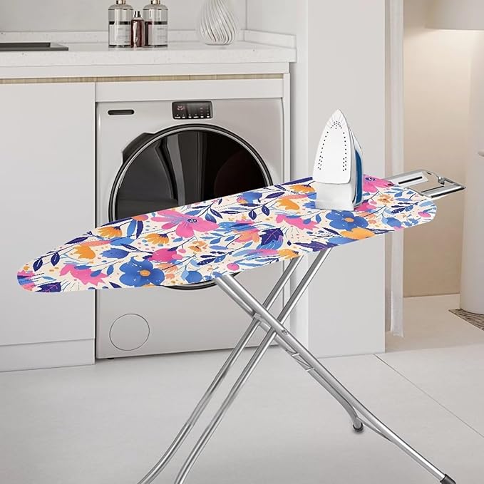 Cartoon Flower Field Easy Installation 15x54 Ironing Board Cover, Minimalist