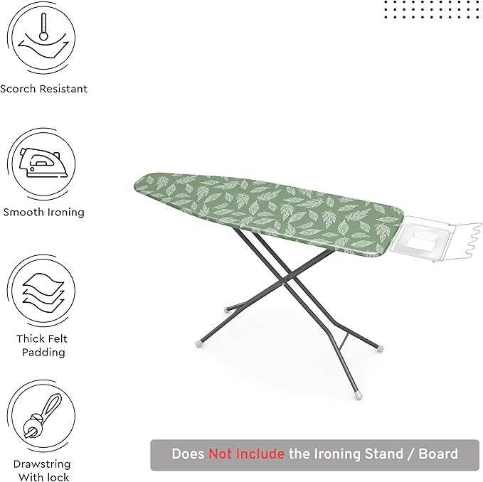 Encasa XO Ironing Board Cover and Pad 49"x18"
