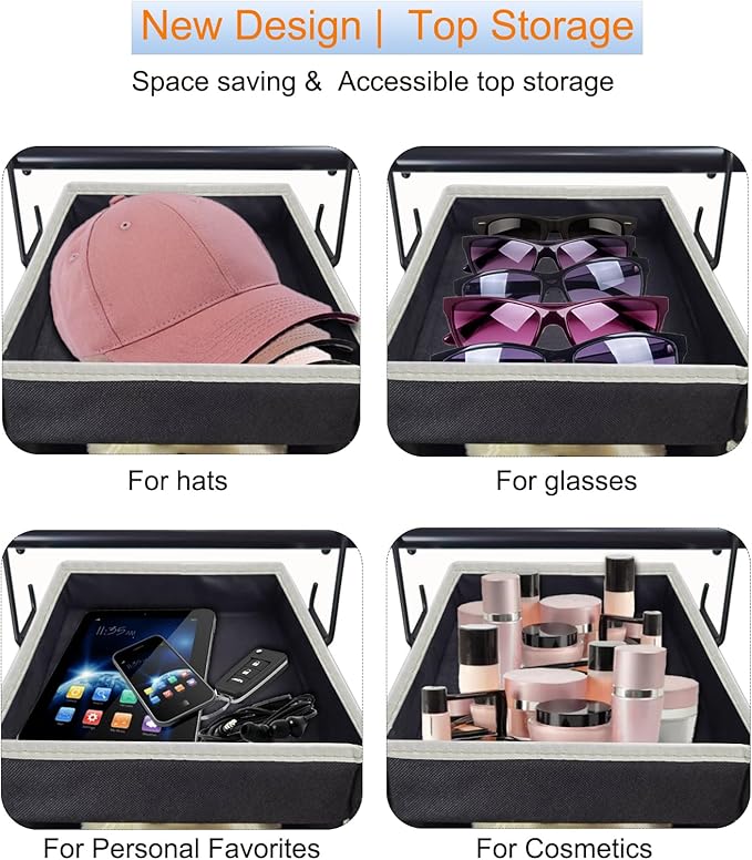 Large-Sized Hanging Shoe Organizer 10-Shelf, Sturdy Hanging Closet Organizer