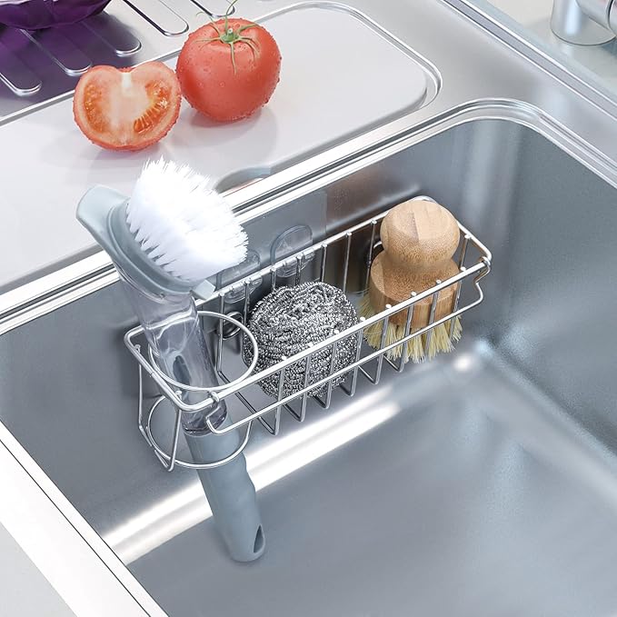 3-In-1 Sponge Holder for Kitchen Sink