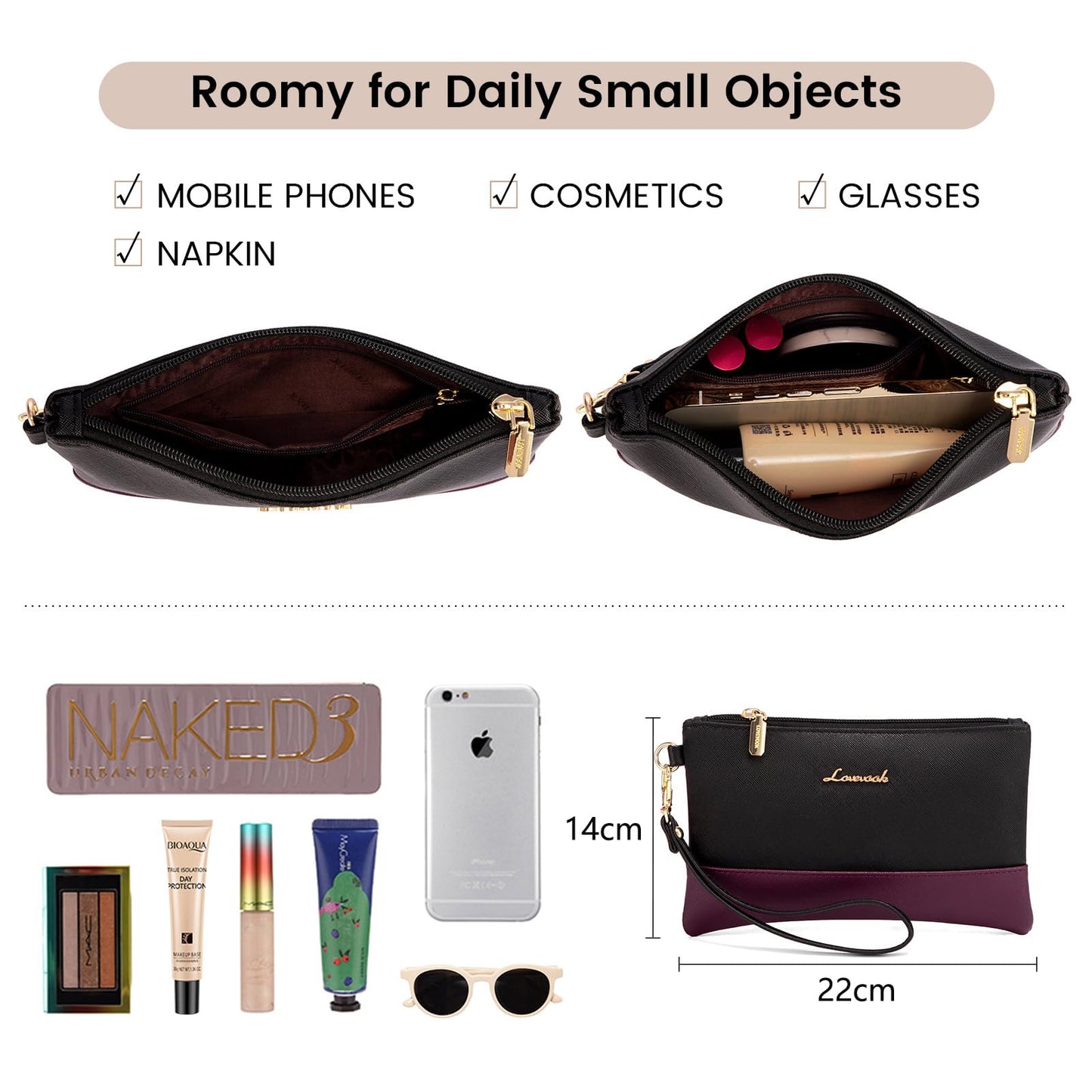 LOVEVOOK Laptop Bags for Women 17.3 Inch Ladies Work Bags Large Tote Bag with Laptop Compartment Designer Handbag Stylish PU Leather Briefcase for School Shoulder Bag for Office Business, Purple