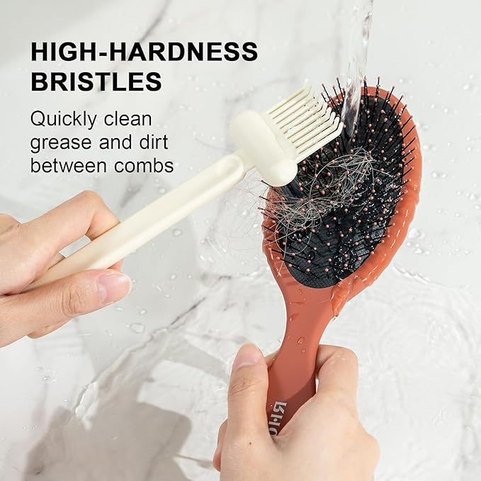 RHOS 2-in-1 Hair Brush Cleaner Tool, Comb Cleaner