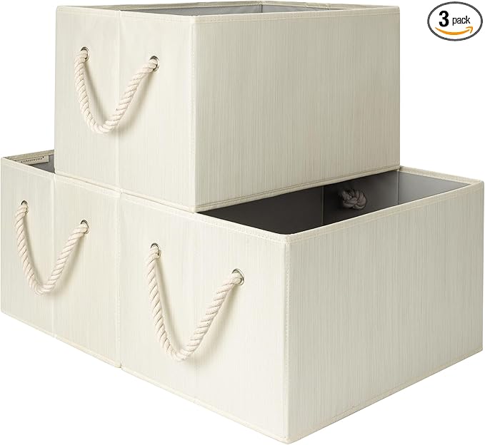 StorageWorks Collapsible Storage Bins, Closet Organizer Bins