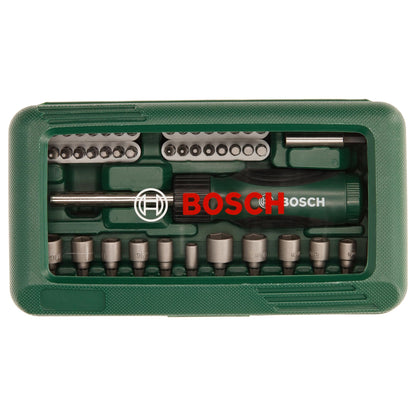 Bosch 46pc. Screwdriver Bit and Nutsetter Set (PH-, PZ-, Hex-, T-, S-Bit, Accessories Drill and Screwdriver)
