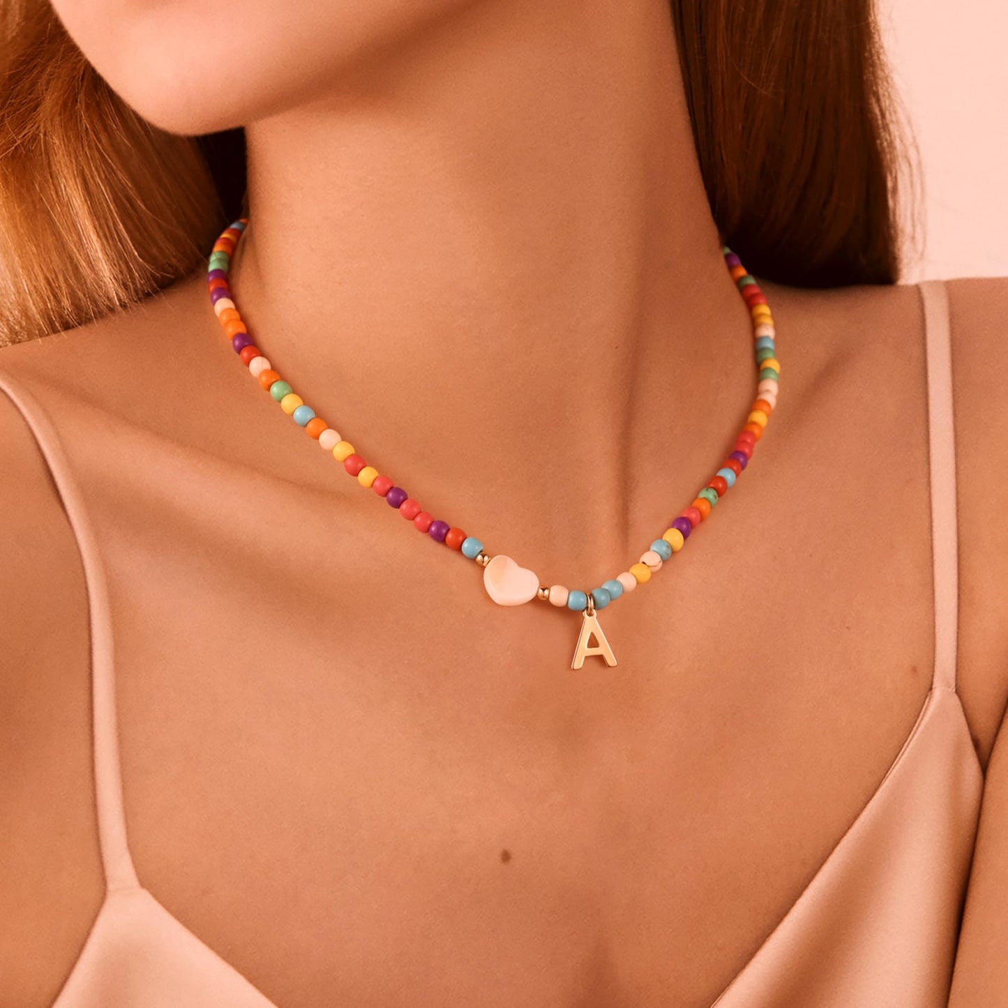 Ursteel Valentines Gifts for Kids Girls - 6 7 8 9 10 11 12 13 14 15 16 Year Old Birthday Gifts for Tween Teen Teenage Girl Gift Idea, M Initial Choker Necklace Kids Girls Jewelry