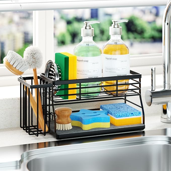 SWTYMIKI Sponge Holder for Kitchen Sink