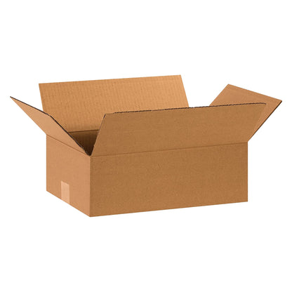 PARTNERS BRAND 15 x 10 x 5 Corrugated Cardboard Boxes, Flat 15"L x 10"W x 5"H, Pack of 25 | Shipping, Packaging, Moving, Storage Box for Home or Business, Strong Wholesale Bulk Boxes