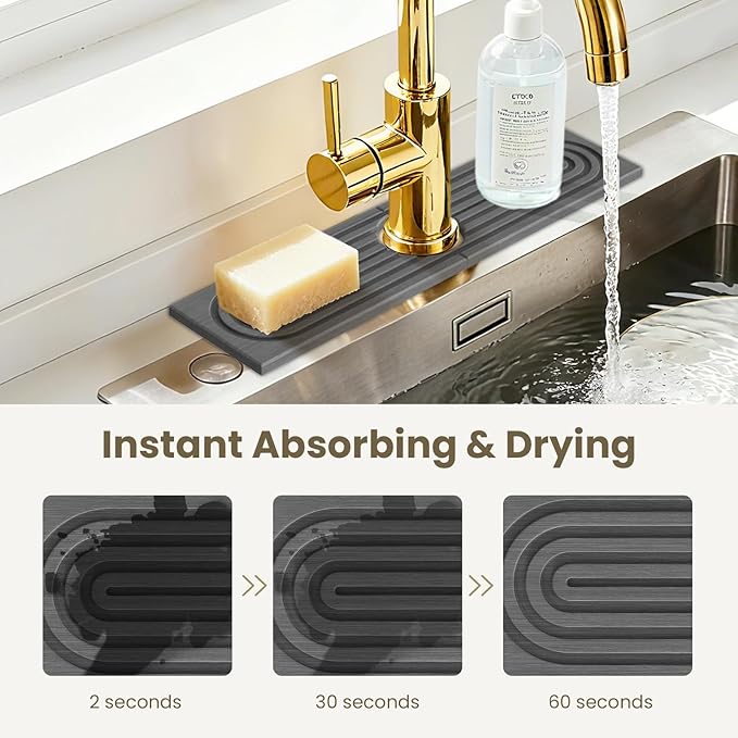 Premium Diatomite Stone Drying Mat