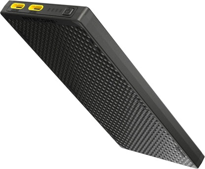 Nitecore NB10000 Gen III (Gen 3) Ultra-Slim Power Bank, 10000mAh QC Quick-Charge Dual USB-C Ports for Phones Flashlights and Headlamps, with USB-A Adapter and USB-C Cable, Including NitecoreS Sticker