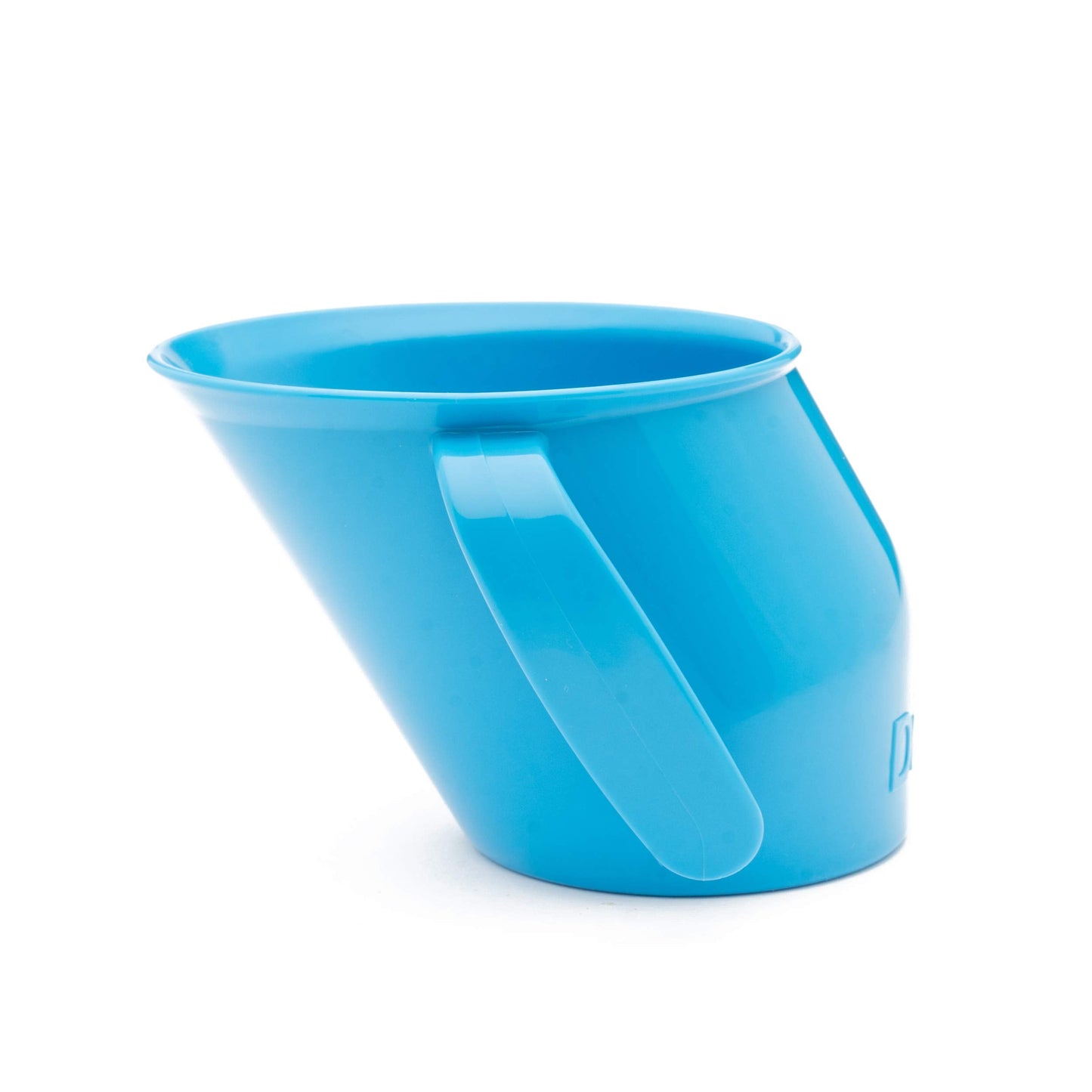 Doidy Cup Free Flow Toddler Cup | Trainer Sippy Cup (No Valve or Spout) | 3+ Months | Open Beaker with Handles for Easy Drinking | BPA-Free | 200 ml (7oz) | Blue