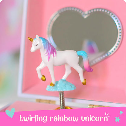 Musical Unicorn Jewellery Box - Gifts for Girls Age 4-6, 15.2 x 11.8 x 8.9 cm