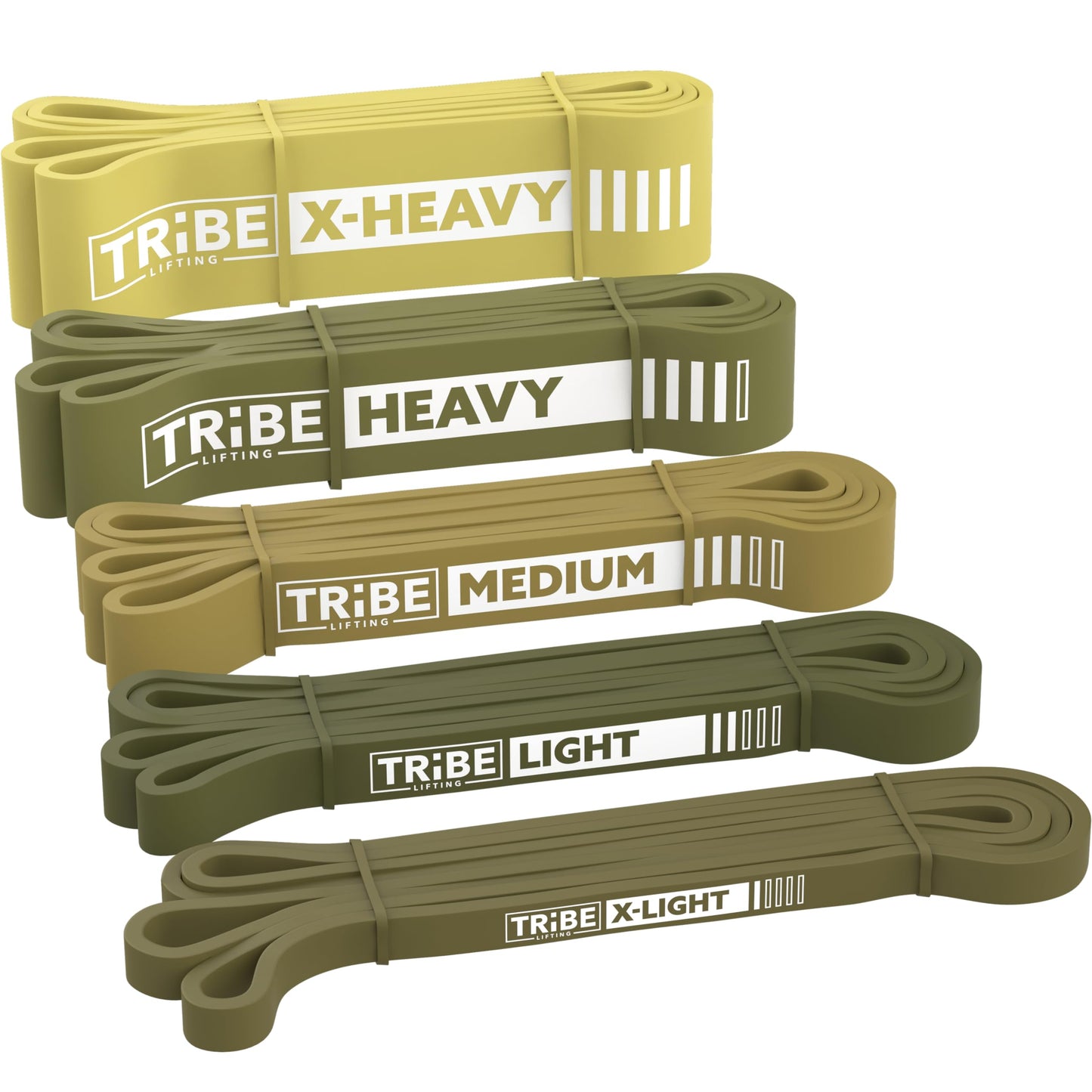 Long Resistance Bands for Working Out Men and Women - Set of 5 Pull-Up Bands, Pull Up Assistance Bands - Workout Bands Resistance for Men - Stretch Bands for Exercise Bands Resistance Bands Set