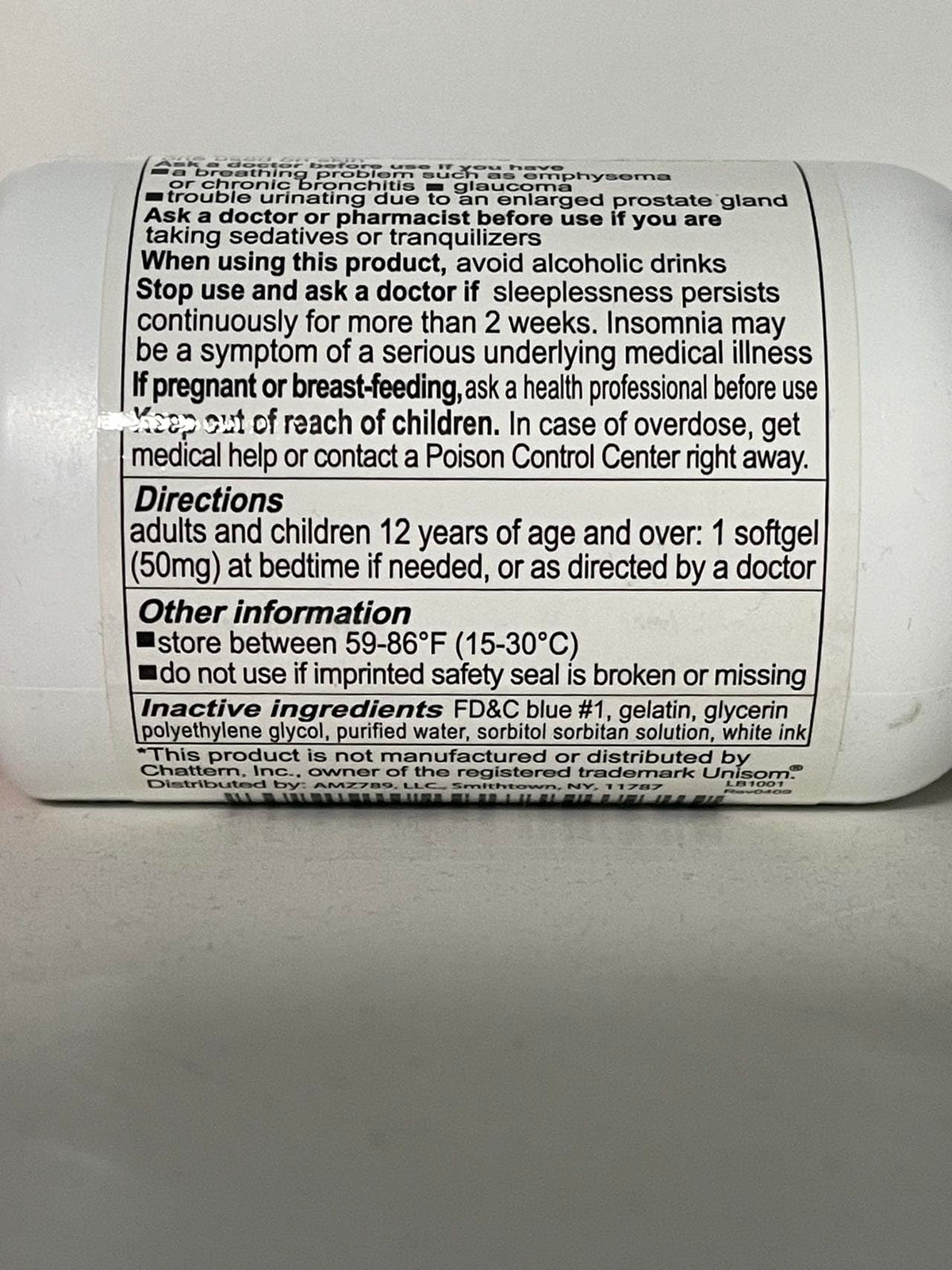 RXZELL Sleep Aid, Diphenhydramine 50mg, Easy-to-Swallow Softgels, Supports Deeper Restful Sleeping, Non Habit-Forming (220 Counts)