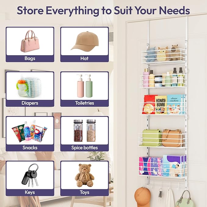 SWTYMIKI Over The Door Organizer
