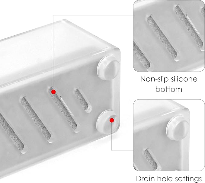 2Pack Acrylic Electric Toothbrush Holder