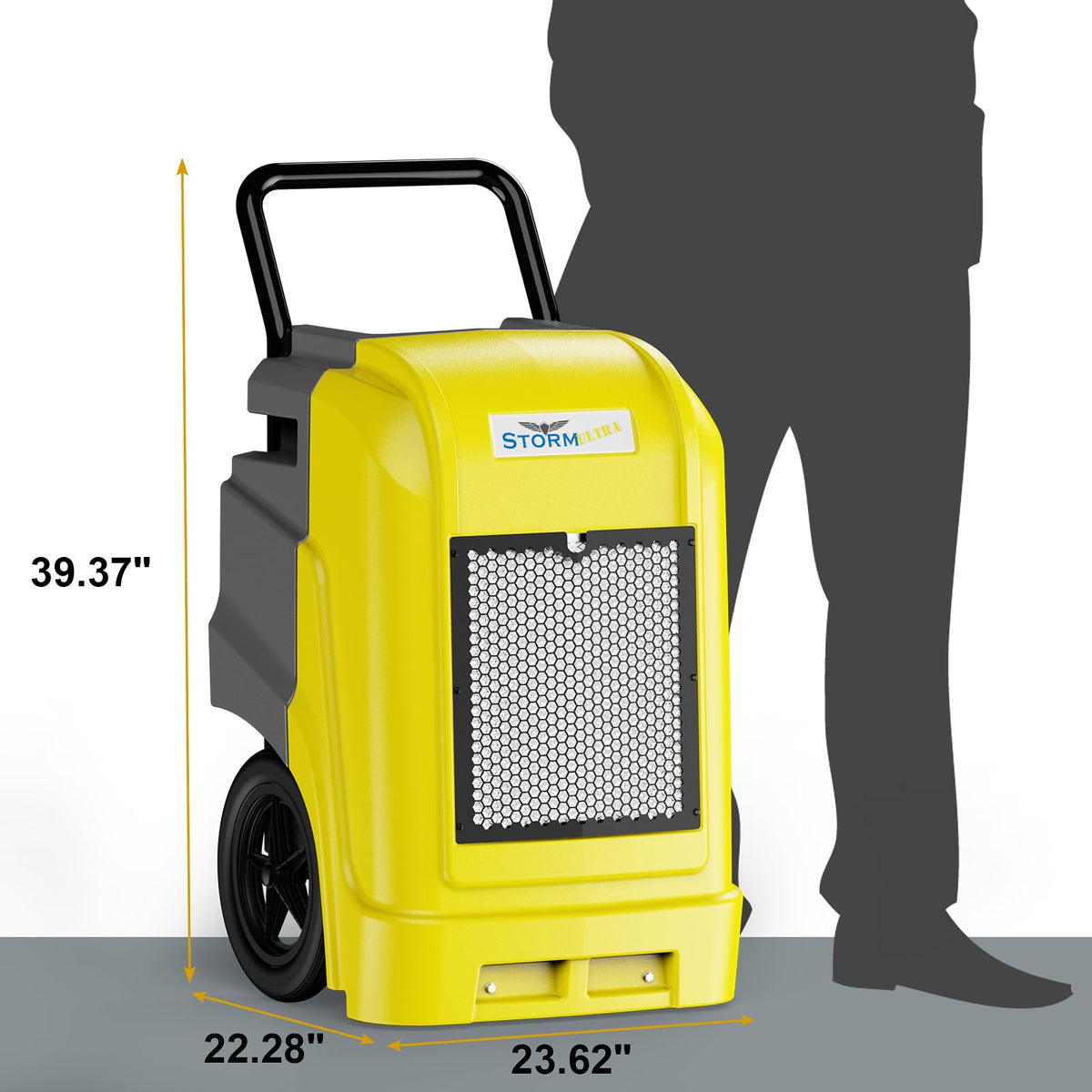 ALORAIR Commercial Dehumidifier with Pump Drain Hose, 190 Pints Industrial Dehumidifiers Large Capacity for Basements, Garages, Mall & Job Sites, 6 Years Limited Warranty