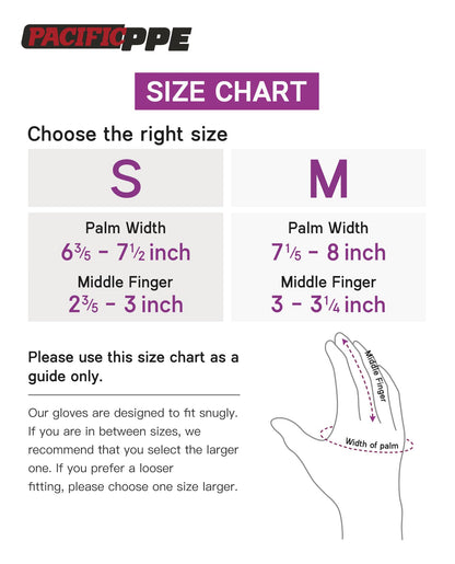 PACIFIC 3 Pairs Gardening Gloves for women, Rubber Coated Garden Gloves, Ladies Yard Work Gloves, Breathable, Purple & Yellow & Red, Medium