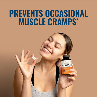 Live Conscious MagWell Magnesium Supplement with Zinc & D3 - Complex with Bisglycinate, Citrate, Malate - High Strength for Sleep - 120 Capsules
