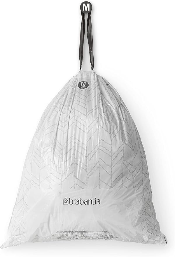 Brabantia PerfectFit Trash Bags Thick Plastic Trash Can Liners