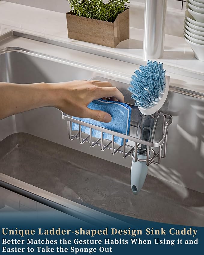 Consumest Sponge Holder Sink Caddy