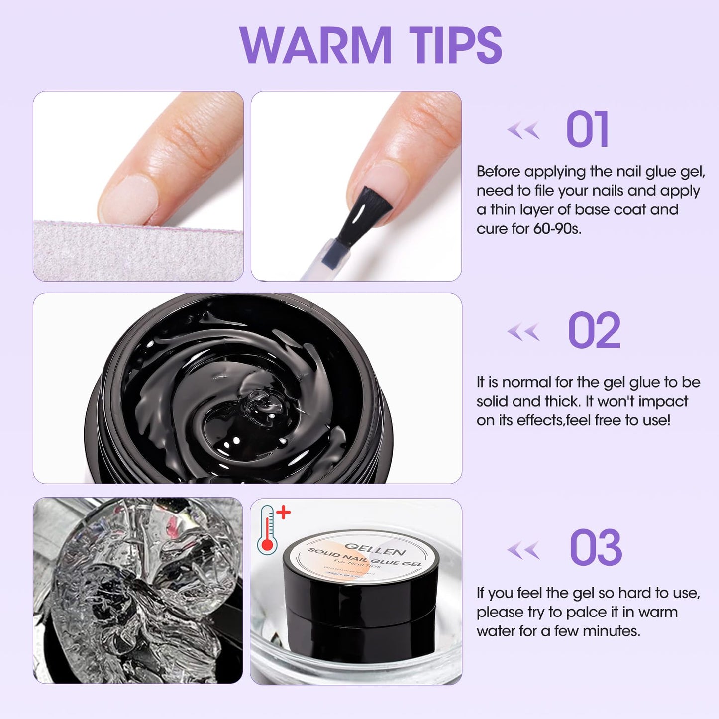 Gellen Gel Tips Nail Extension Kit, Gel Nail Kit with 240Pcs Almond Tips, 3 in 1 UV Glue for Nail Tips, Prep Dehydrator and Primer, U V LED Cure Lamp, Decorations for DIY Manicure Set