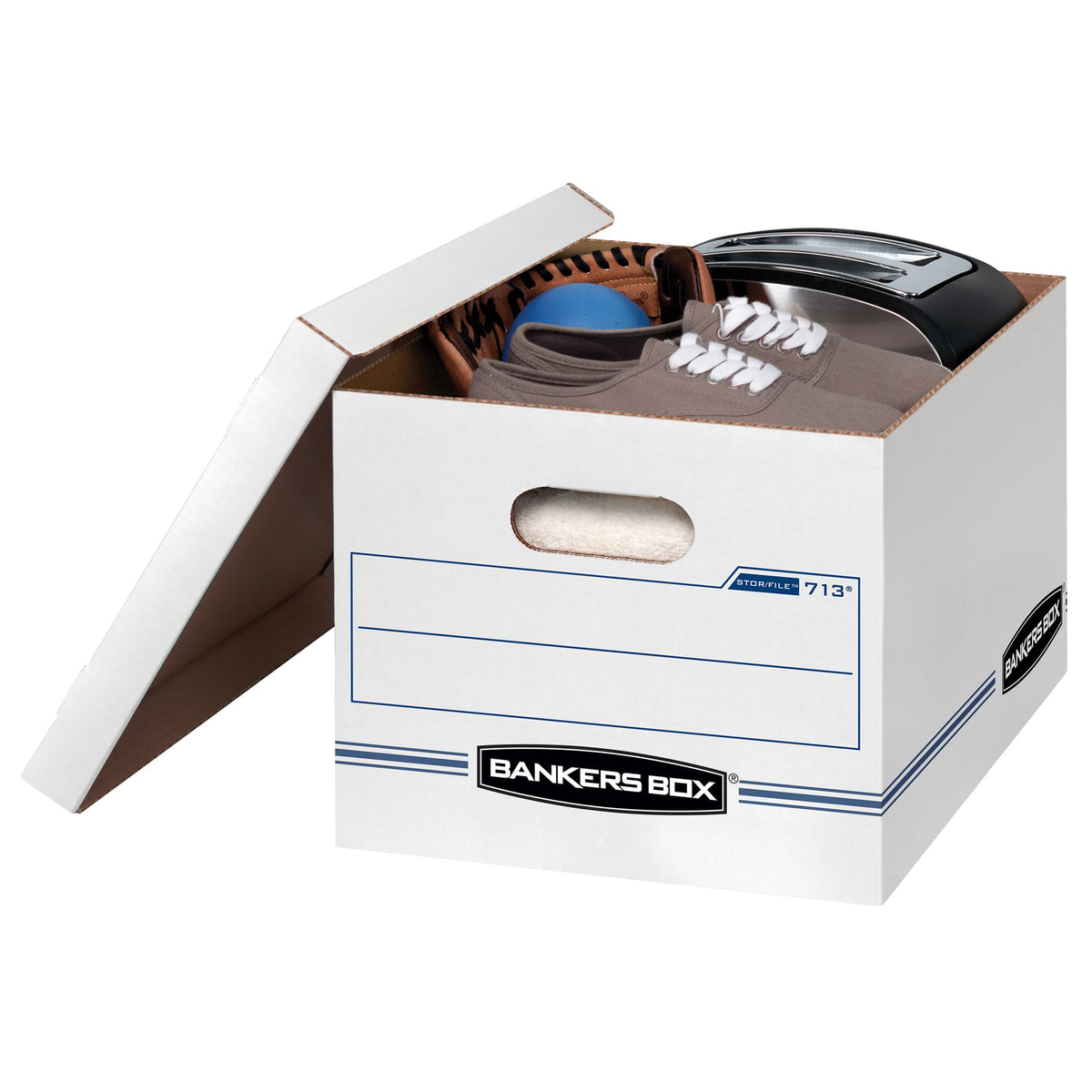 Bankers Box 30-Pack Basic Duty File Storage Boxes with Lids, Letter/Legal, Stor, (0071304)
