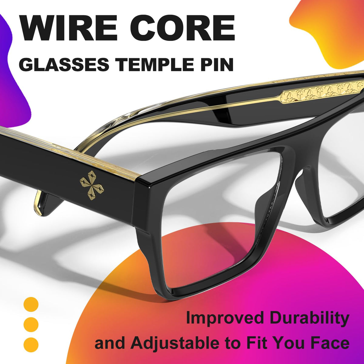 VISOONE Square Full Rim Blue Light Blocking Glasses Large Fashion Computer Multi Colors Eyeglass Frame Women Men ALBA