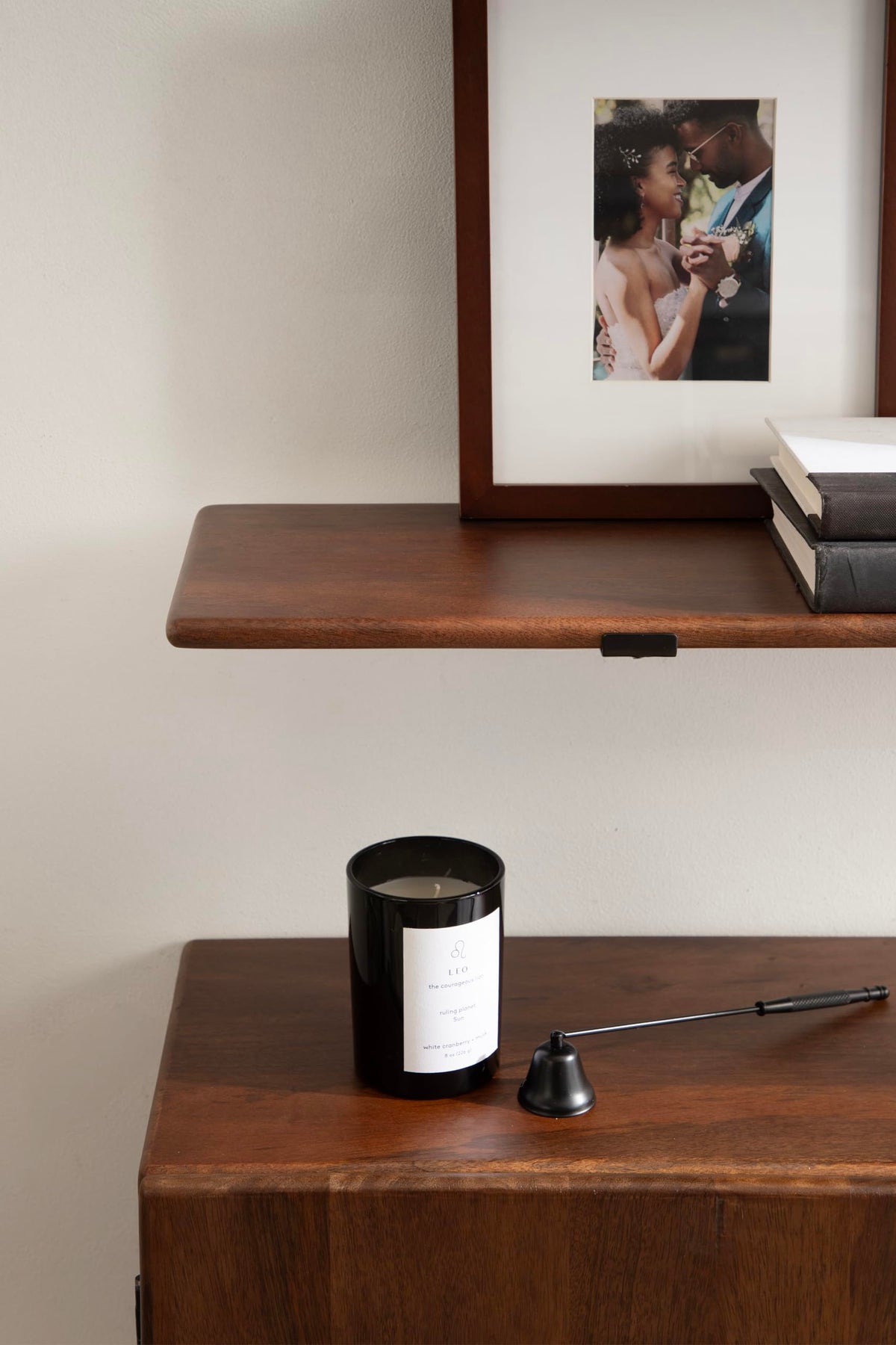 Kate and Laurel Atwood Three-Tiered Adjustable Mango Wood Wall Shelf, 32 x 10 x 30, Walnut Brown and Black, Modular Shelving Unit and Wall Organizer for Entryway Storage or Living Room Display Shelves