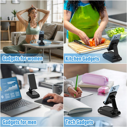 GLOPUS Valentines Day Gifts for Him Men, Cell Phone Stand with Wireless Bluetooth Speaker, Birthday Gifts for Men Unique, Mens Gift for Dad Husband Boyfriend, Cool Gadgets for Mens