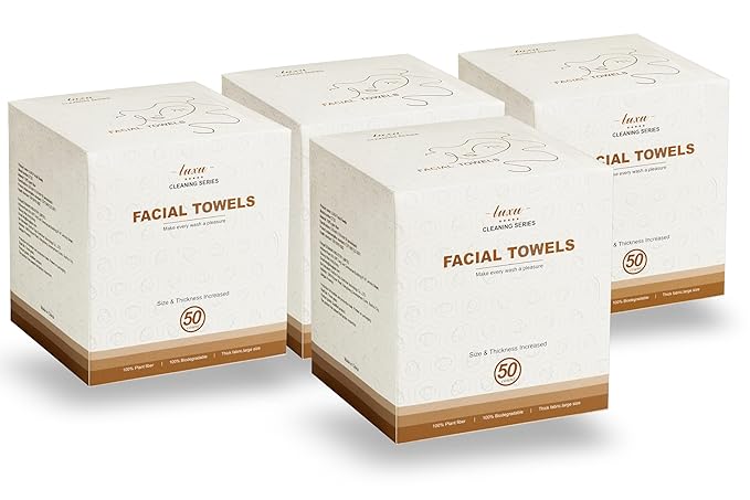 Face Towels, Facial Towels, 200 Ct Disposable Face Towel, 9.8"X9.8"Face Cloths