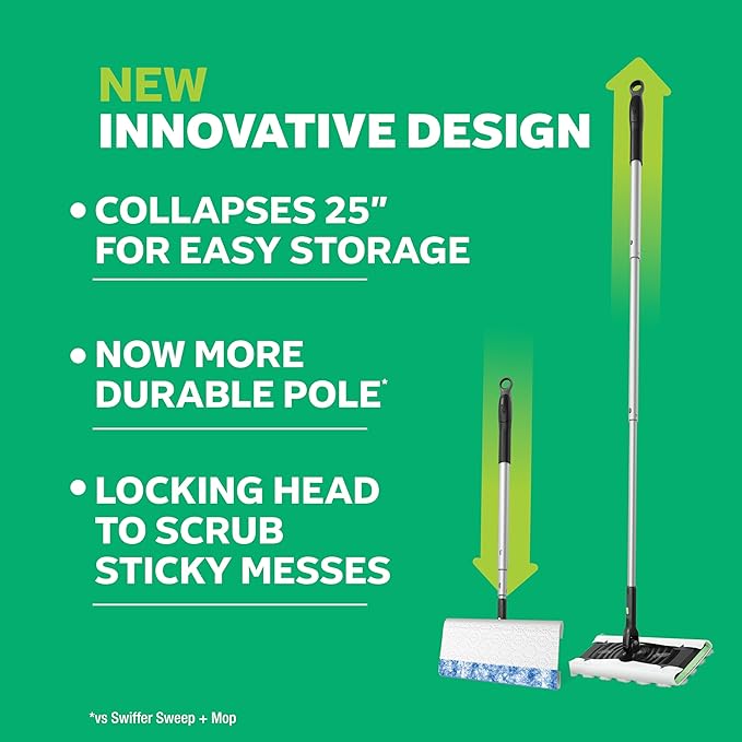 Swiffer Sweep & Mop Deluxe 2-in-1 Multi-Surface Kit
