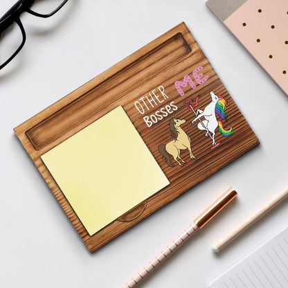 Funny Boss Gifts, Fun, Gag, Humor, Thank You Appreciation Gifts for Boss Office Desk Supplies Accessories Sticky Self-Stick Note Pad Holders WPP59