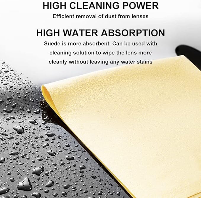 100 PCS Glasses Clean Cloth Suede, Lens Clean Cloth