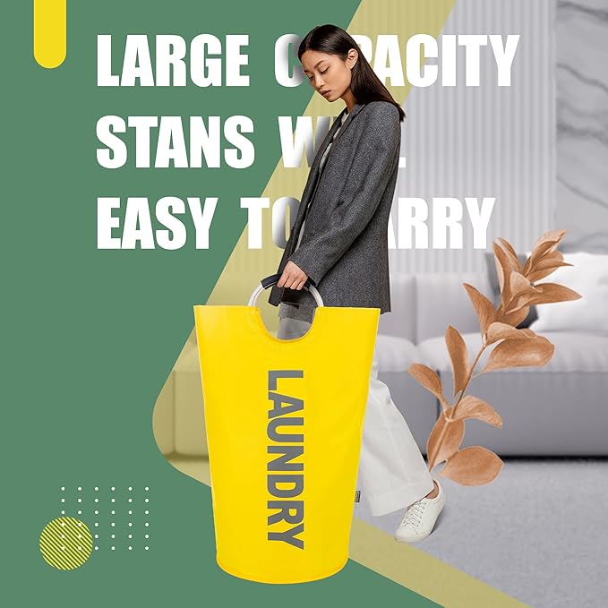 Caroeas 95L Pro Large Laundry Basket, Waterproof Laundry Hamper, Laundry Bag