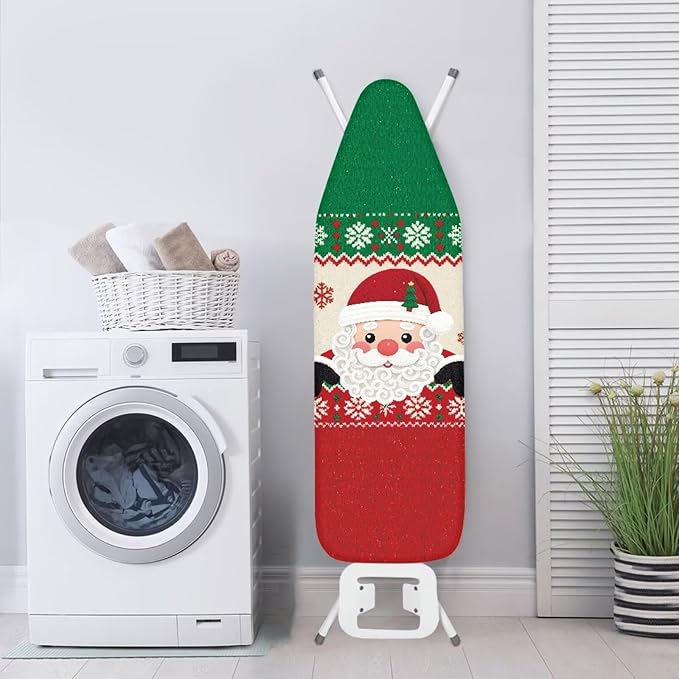 Santa Claus Print Ironing Board Cover 15x54 Inch Household Iron Board Covers