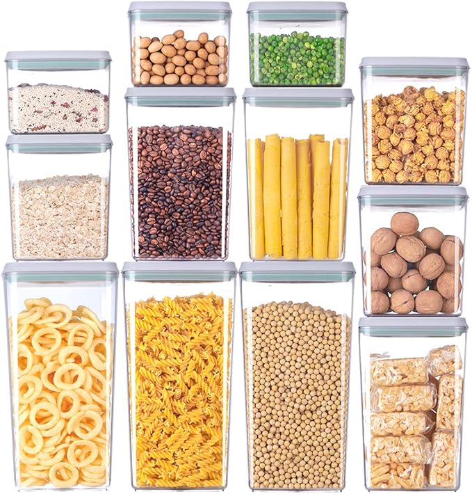 12 Pcs Pop Airtight Food Storage Containers