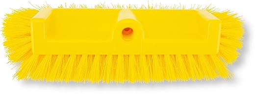 SPARTA Multi-Level Tile Scrub Brush 12" Wide Brush Head, Heavy-Duty Tile