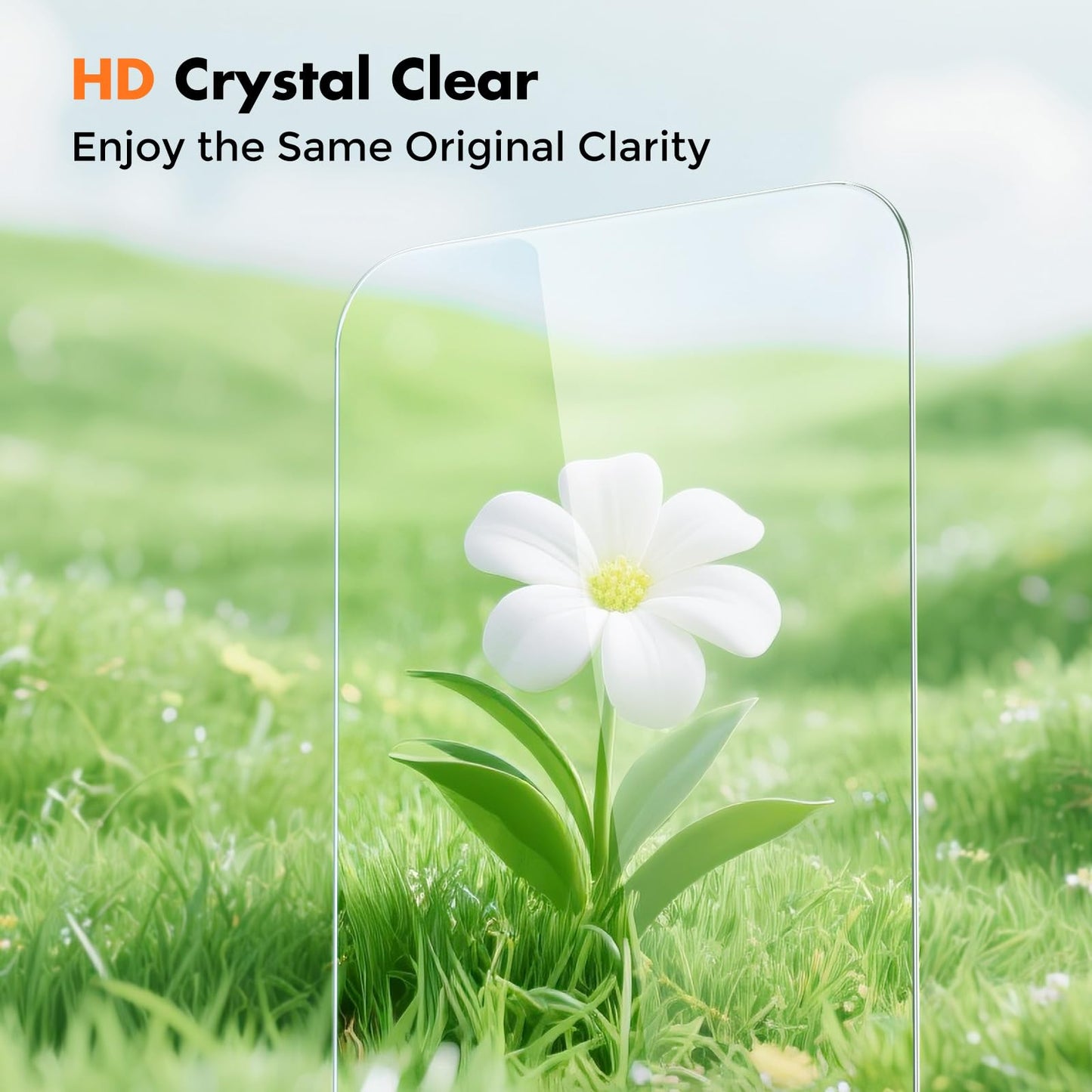 UNBREAKcable Shatterproof Tempered Glass Screen Protector for iPhone SE 2022/SE 2020, iPhone 8/7 [3-Pack] [99.99% HD Clear] [Easy Installation Frame] [9H Hardness][Bubble Free] for Apple 4.7''
