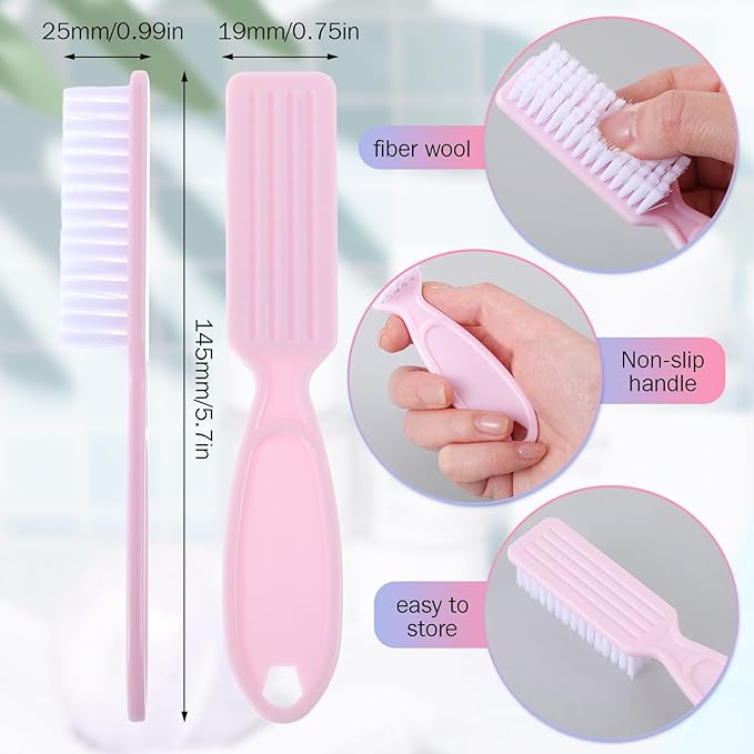 Patelai 15 Pieces Nail Brush Handle Grip