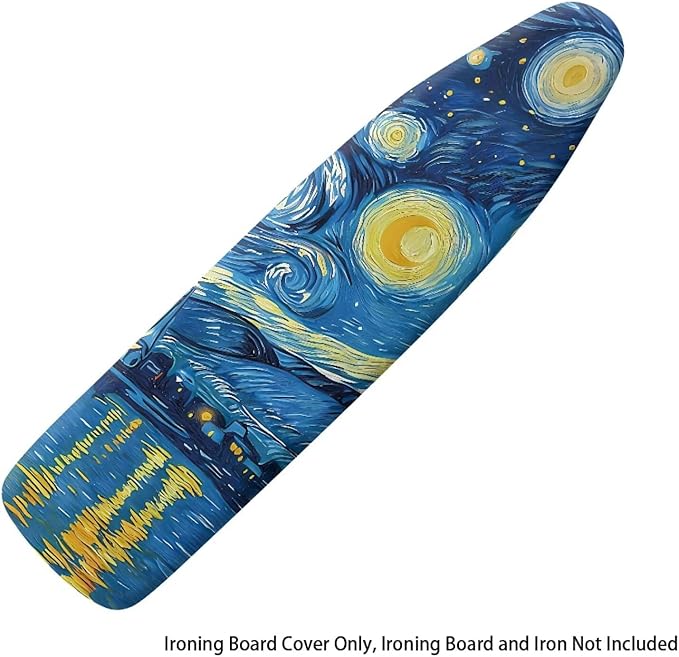 Starry Sky Ironing Board Cover and Pad Stretch Thick Padding Heavy Duty Iron